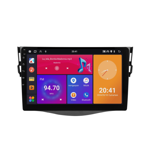 Toyota Rav4 Android Multimedya Sistemi (2006-2012) CRV4549XP