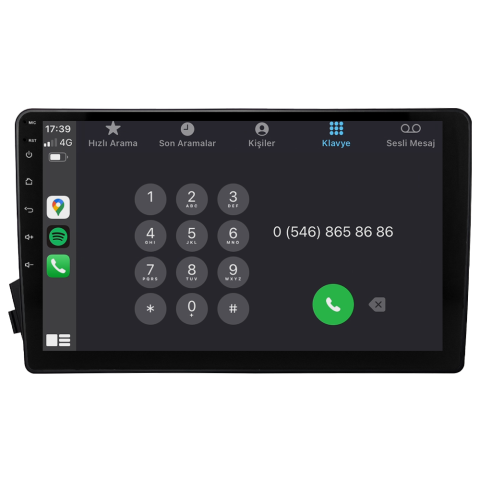 Ssangyong Kyron Android Multimedya Sistemi (2008-2013) CRV4500XP