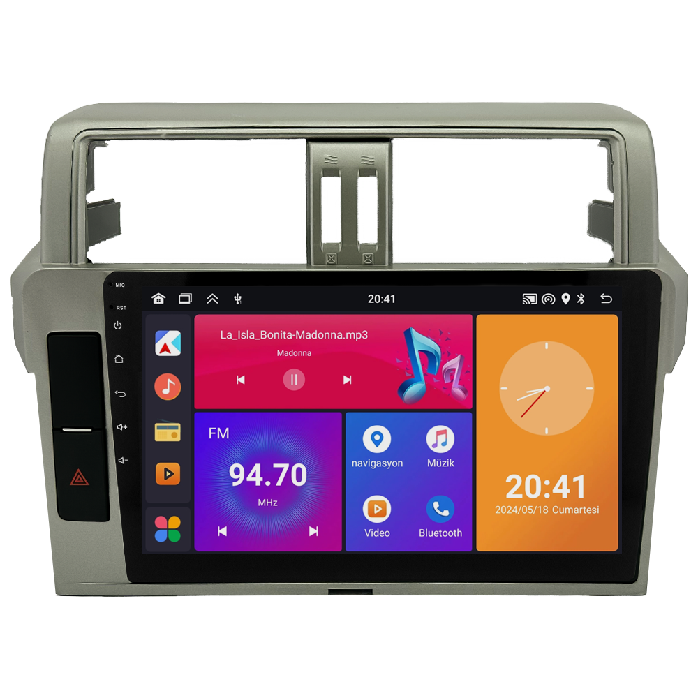 Toyota Prado Android Multimedya Sistemi (2014-2019) CRV4555XP