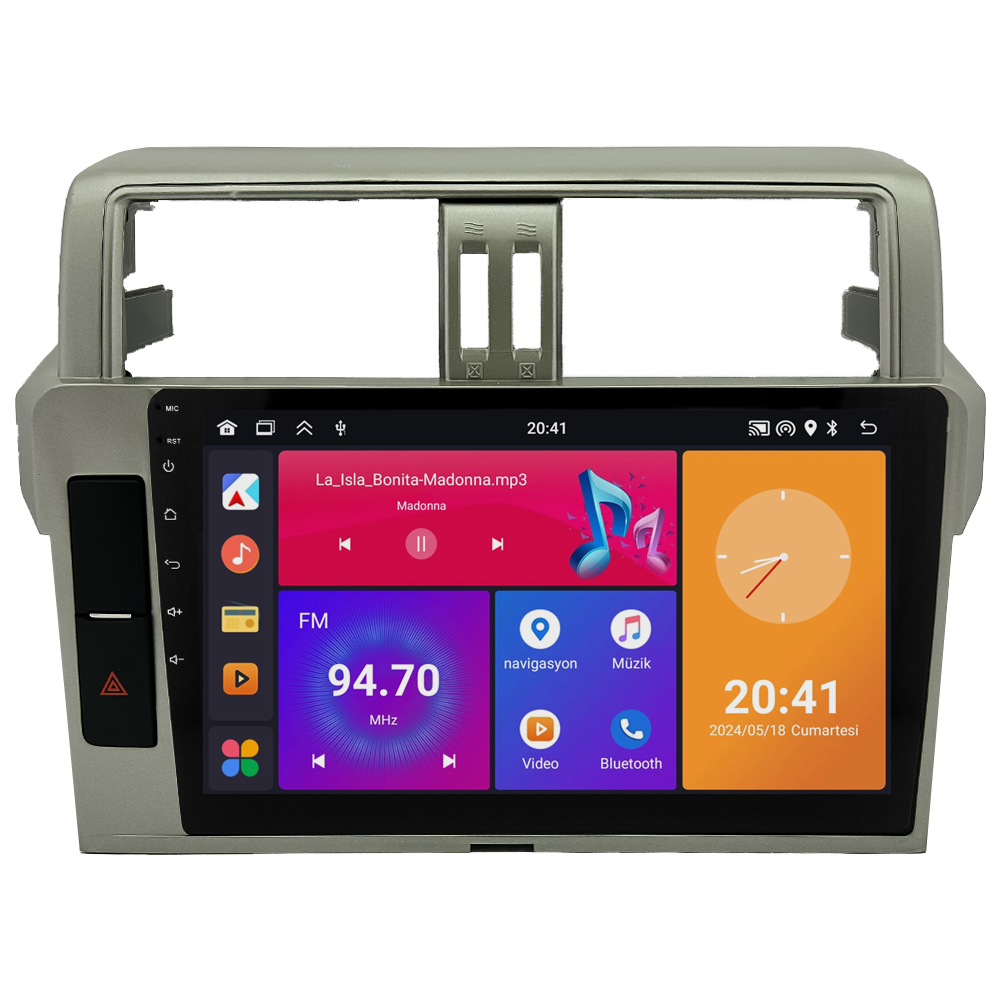 Toyota Prado Android Multimedya Sistemi (2014-2019) CRV4555XP