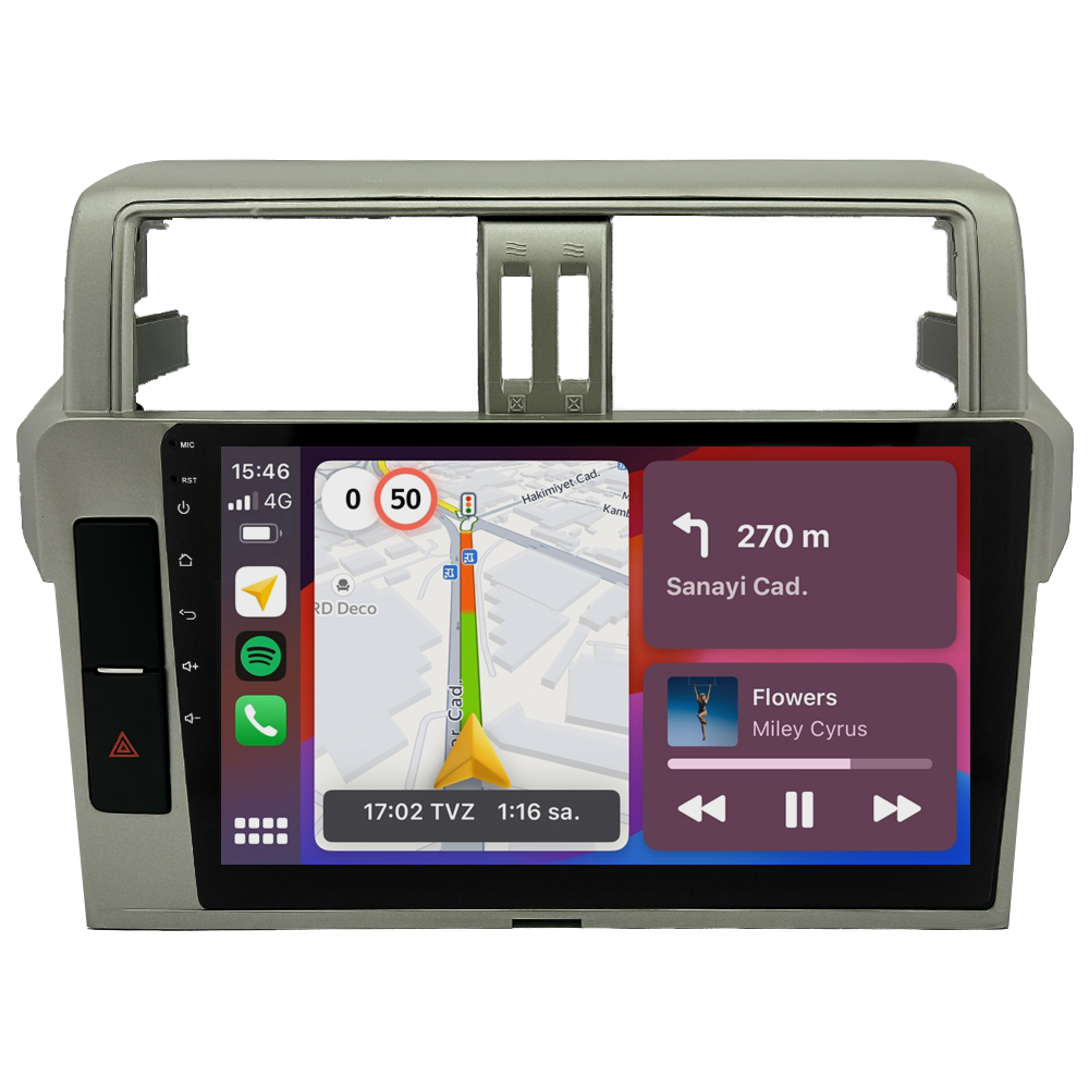 Toyota Prado Android Multimedya Sistemi (2014-2019) CRV4555XP