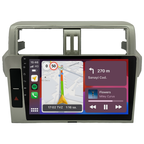 Toyota Prado Android Multimedya Sistemi (2014-2019) CRV4555XP