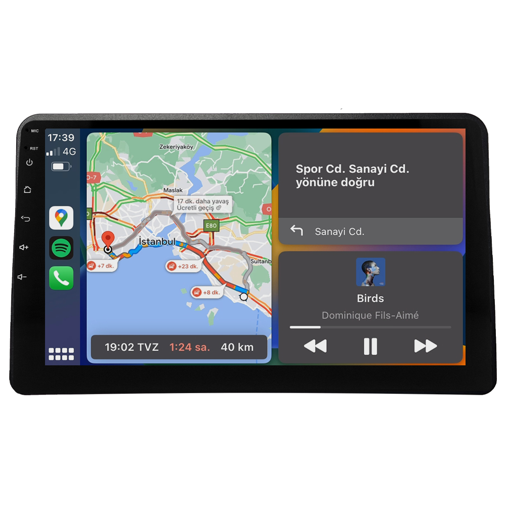 Fiat Panda Android Multimedya Sistemi (2003-2012) CRV-4760X