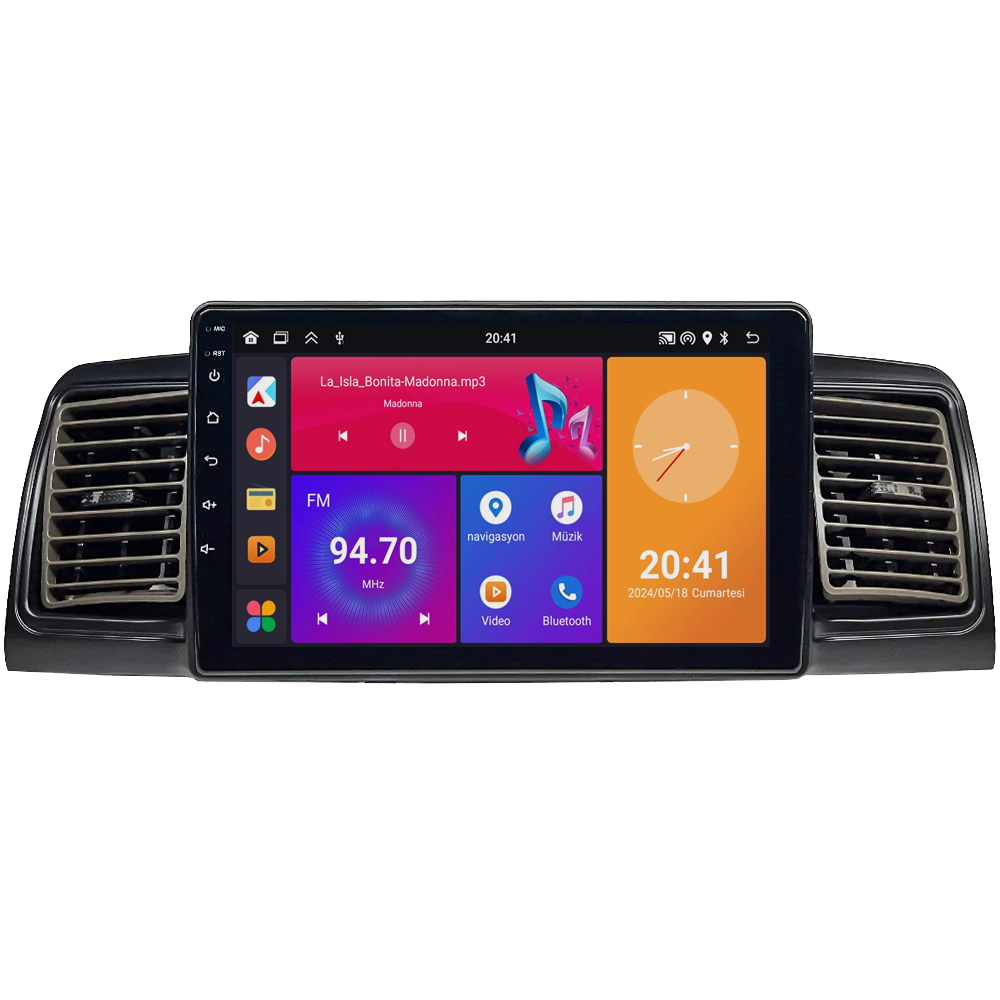 Toyota Corolla Android Multimedya Sistemi (2002-2006) CRV4558XP