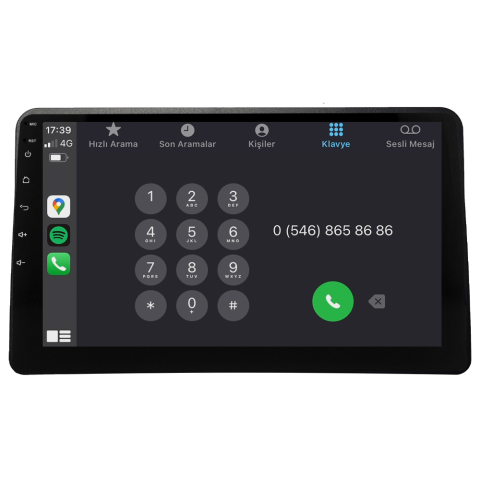 Fiat Panda Android Multimedya Sistemi (2003-2012) CRV-4760XDA