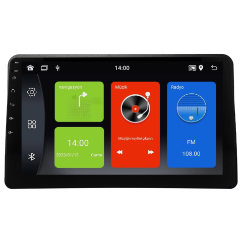 Fiat Panda Android Multimedya Sistemi (2003-2012) CRV-4760XDA