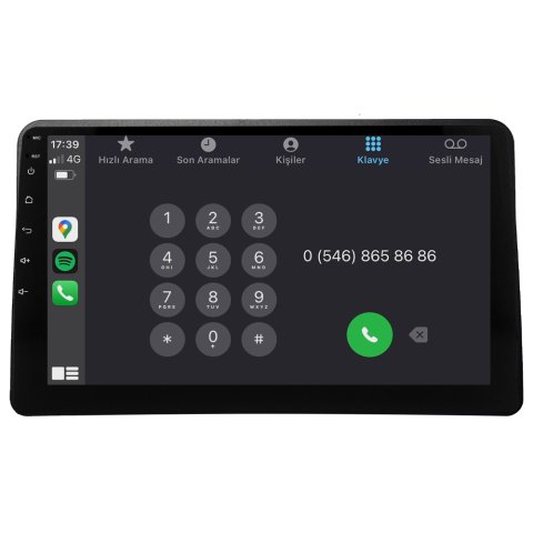 Fiat Panda Android Multimedya Sistemi (2003-2012) CRV4760XP