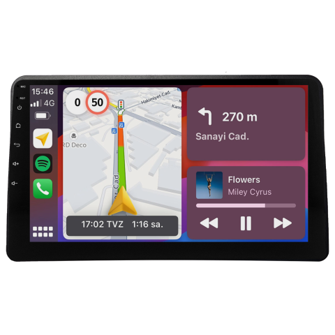 Fiat Panda Android Multimedya Sistemi (2003-2012) CRV4760XP