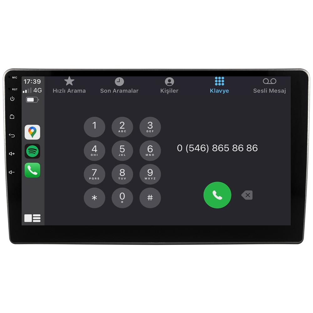 Alfa Romeo Mito Android Multimedya Sistemi (2008-2012) CRV-4817XD