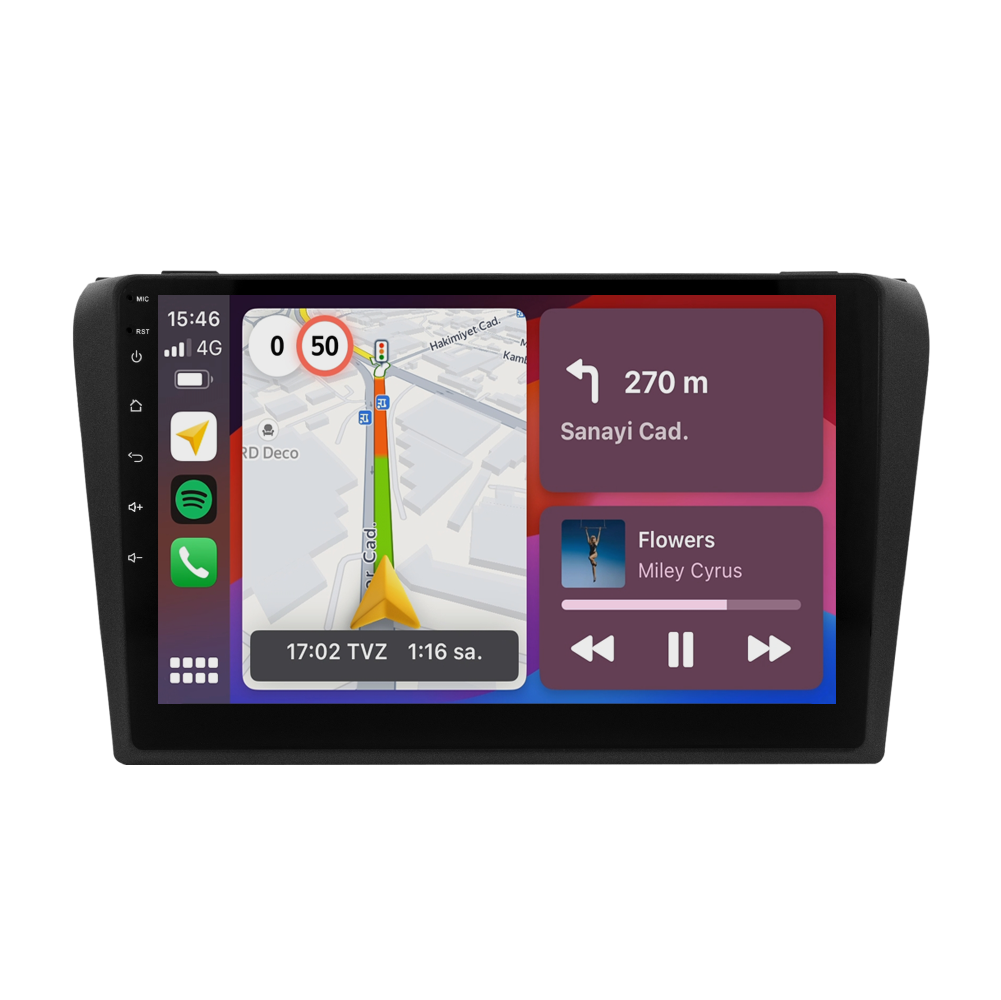 Mazda 3 Android Multimedya Sistemi (2004-2009) CRV4590XP