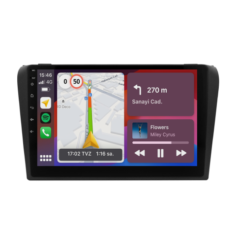 Mazda 3 Android Multimedya Sistemi (2004-2009) CRV4590XP