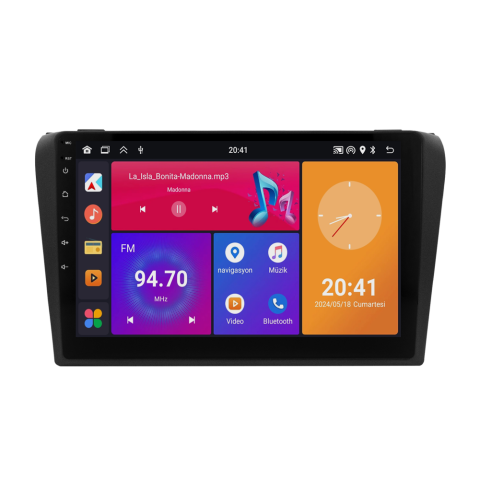 Mazda 3 Android Multimedya Sistemi (2004-2009) CRV4590XP
