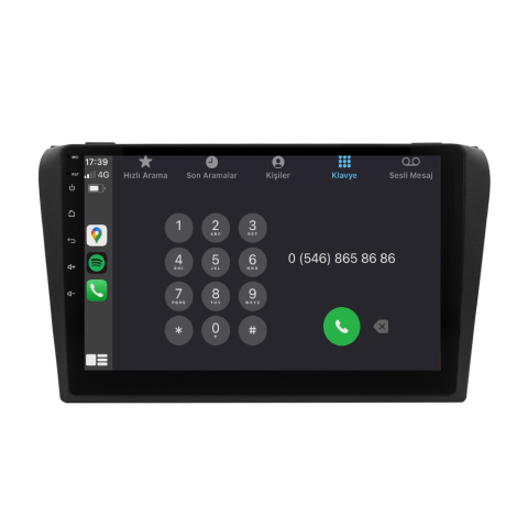 Mazda 3 Android Multimedya Sistemi (2004-2009) CRV4590XP