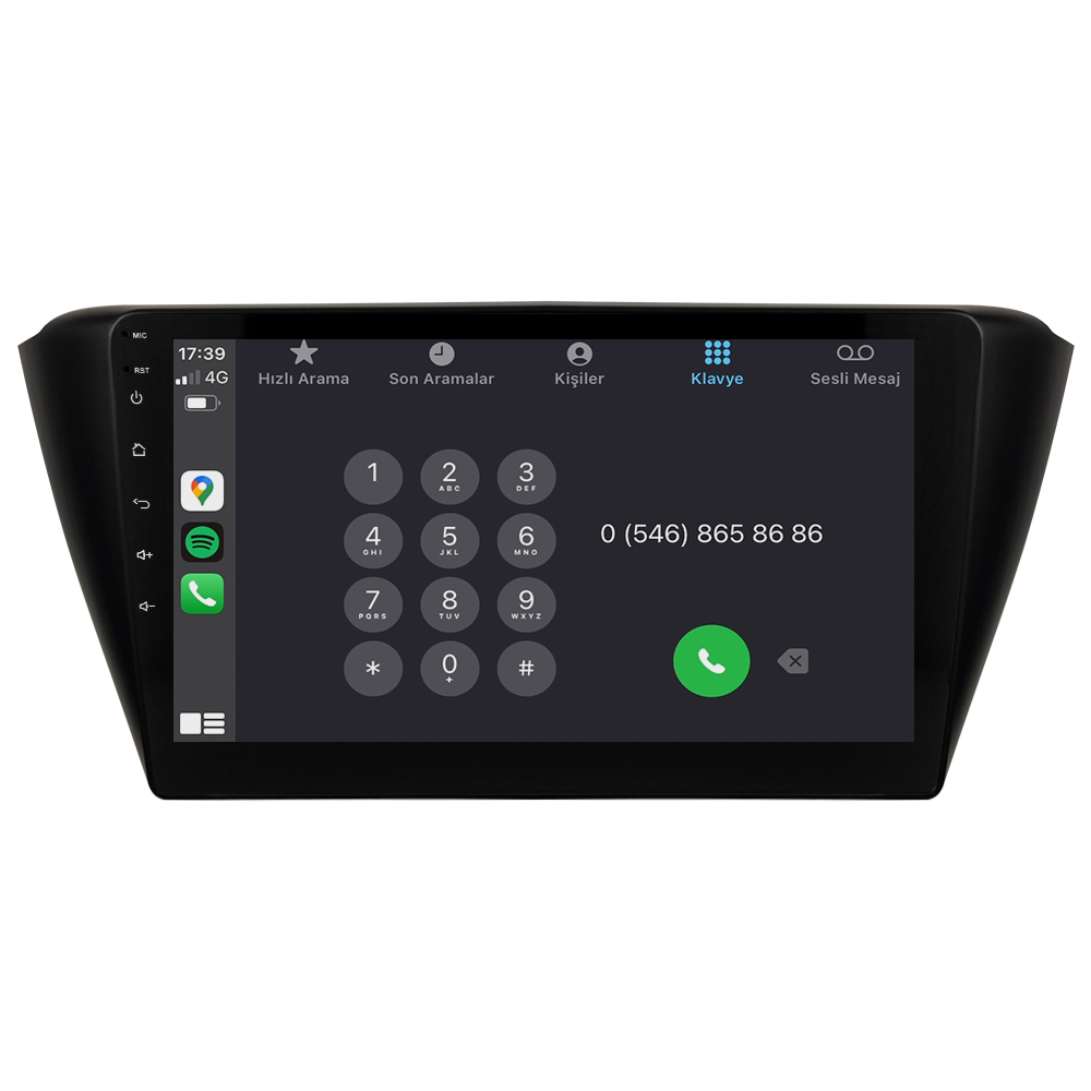 Skoda Fabia Android Multimedya Sistemi (2014-2018) CRV-4818X