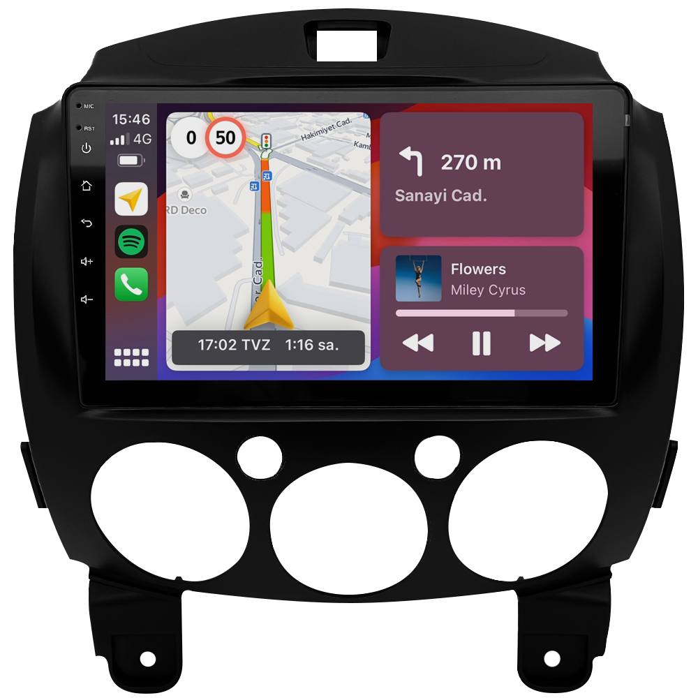 Mazda 2 Android Multimedya Sistemi (2008-2011) CRV4594XP