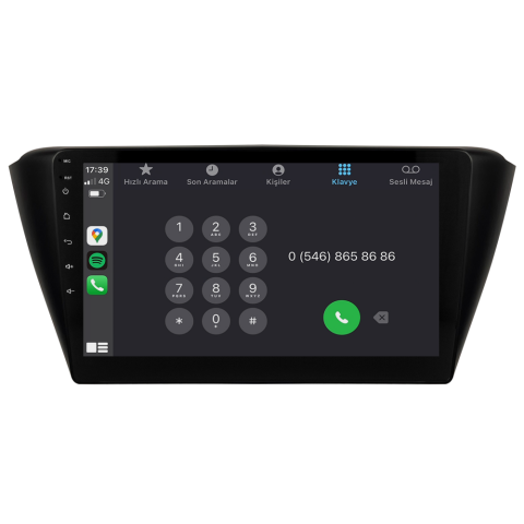 Skoda Fabia Android Multimedya Sistemi (20014-2018) CRV-4818XD