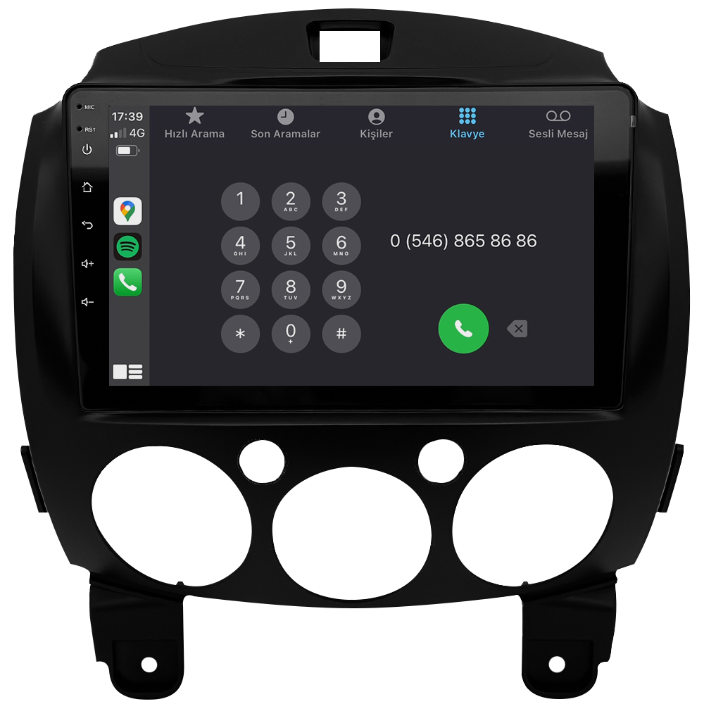 Mazda 2 Android Multimedya Sistemi (2008-2011) CRV4594XP