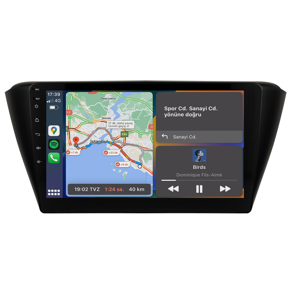 Skoda Fabia Android Multimedya Sistemi (2014-2018) CRV-4818XD