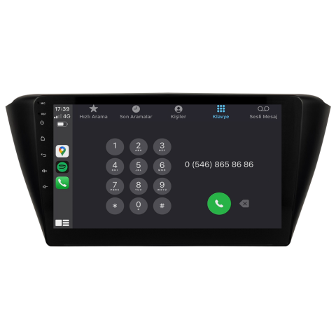 Skoda Fabia Android Multimedya Sistemi (2014-2018) CRV-4818XDA