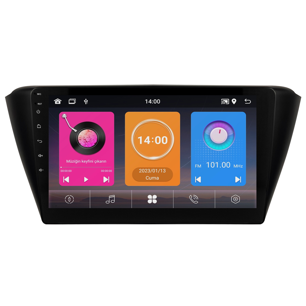 Skoda Fabia Android Multimedya Sistemi (20014-2018) CRV-4818XAA