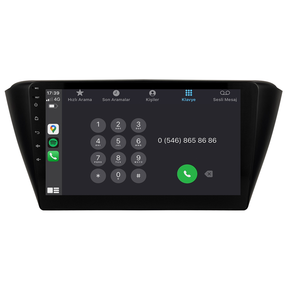 Skoda Fabia Android Multimedya Sistemi (2014-2018) CRV-4818XR