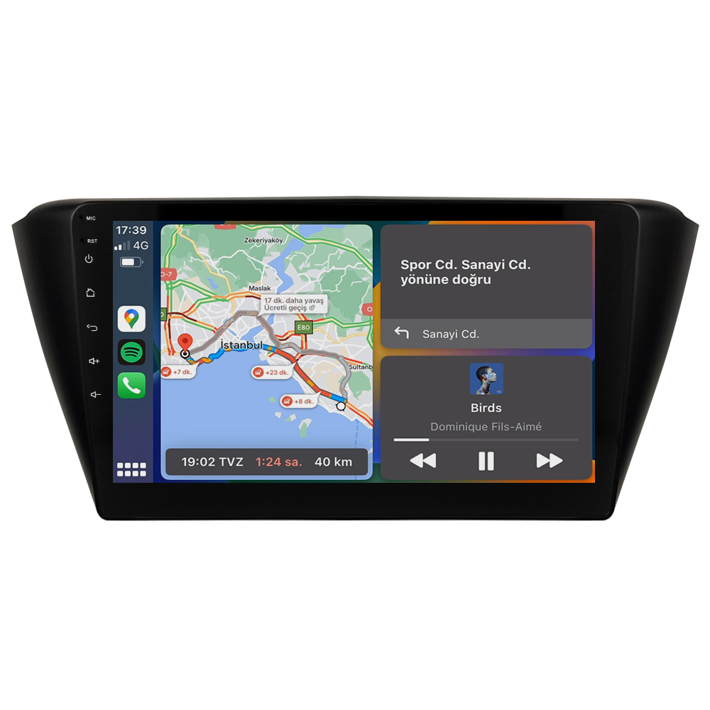 Skoda Fabia Android Multimedya Sistemi (2014-2018) CRV-4818XR