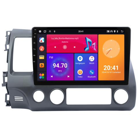 Honda Civic FD6 Android Multimedya Sistemi (2007-2012) CRV4145XP