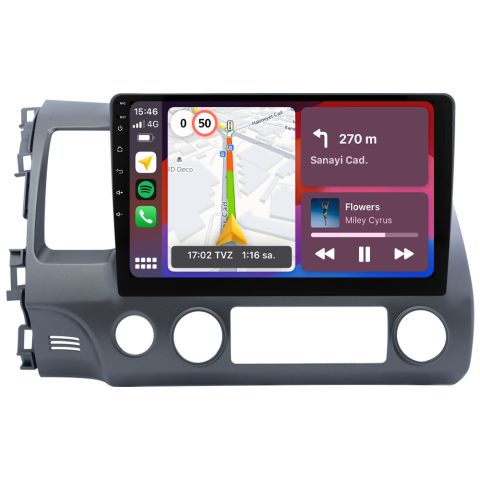 Honda Civic FD6 Android Multimedya Sistemi (2007-2012) CRV4145XP