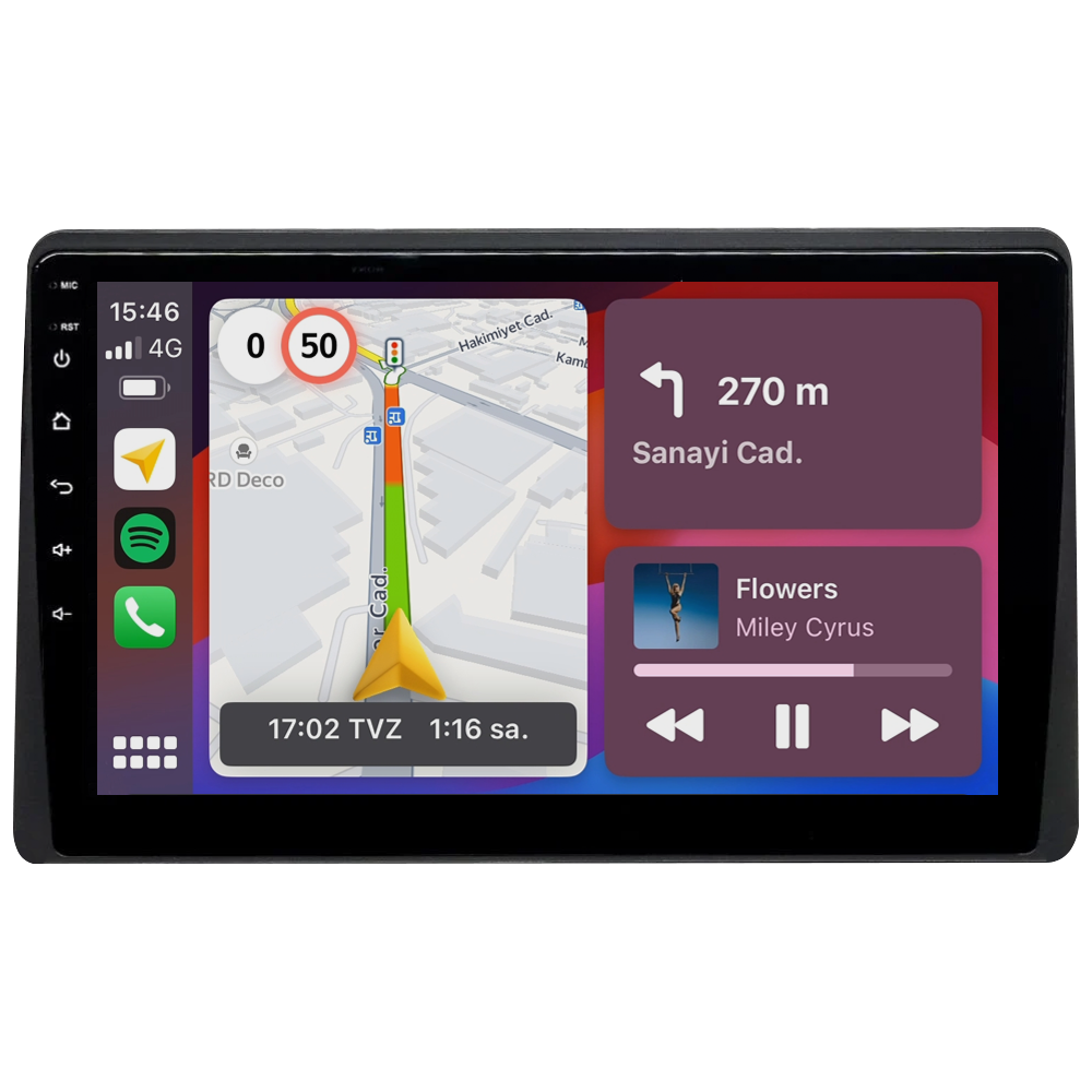 Renault Express Android Multimedya Sistemi (2021-2024) CRV4610XP