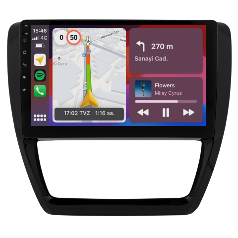 Volkswagen Jetta Android Multimedya Sistemi (2010-2018) CRV4650XP