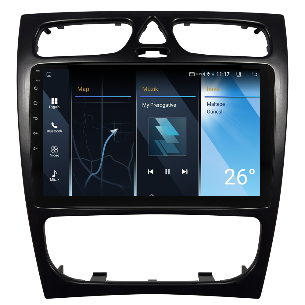 Mercedes C Serisi W203 Android Multimedya Sistemi (2002-2004) CRV-4839XA