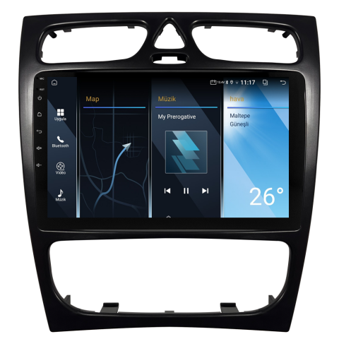 Mercedes C Serisi W203 Android Multimedya Sistemi (2002-2004) CRV-4839XA