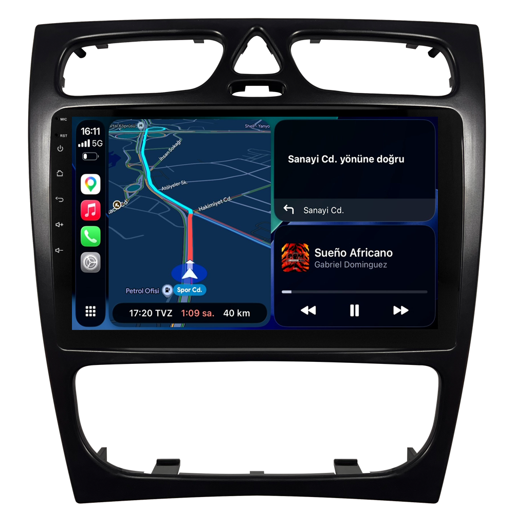 Mercedes C Serisi W203 Android Multimedya Sistemi (2002-2004) CRV-4839XA