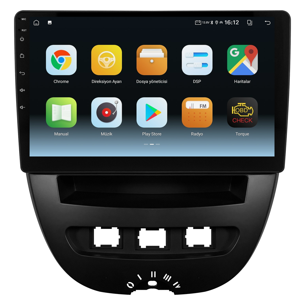 Peugeot 107 Android Multimedya Sistemi (2005-2014) CRV-4844XA