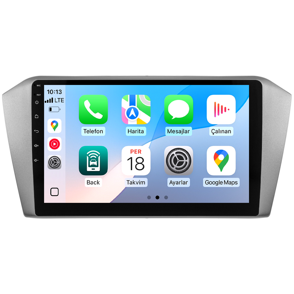 Volkswagen Passat B8 Android Multimedya Sistemi (2015-2023) CRV-4574XD Gri Çerçeve