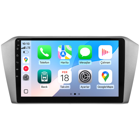 Volkswagen Passat B8 Android Multimedya Sistemi (2015-2023) CRV-4574XD Gri Çerçeve