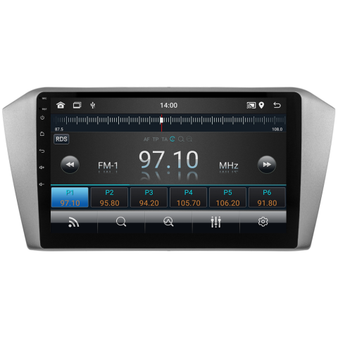 Volkswagen Passat B8 Android Multimedya Sistemi (2015-2023) CRV-4574XD Gri Çerçeve