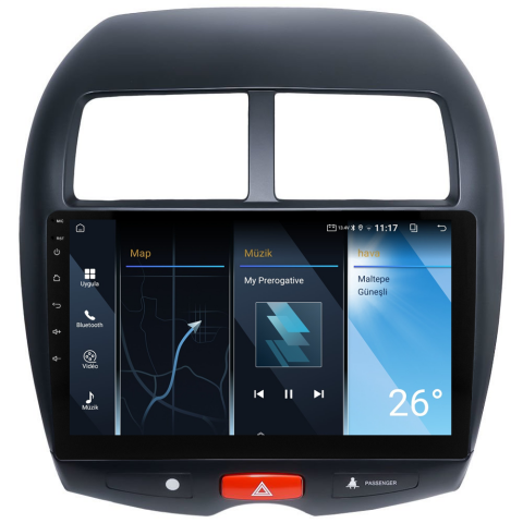 Mitsubishi ASX Android Multimedya Sistemi (2011-2016) CRV-4360XA
