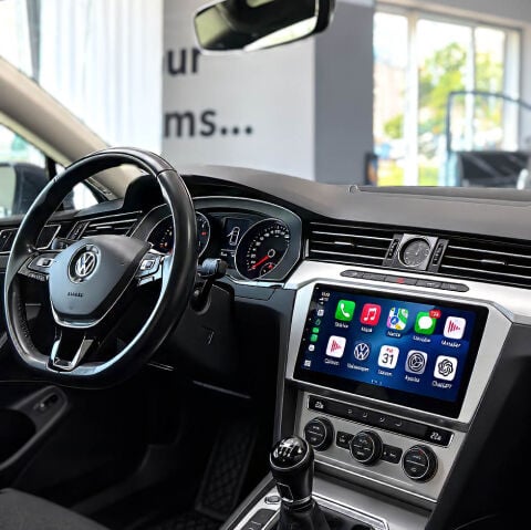 Volkswagen Passat B8 Android Multimedya Sistemi (2015-2023) CRV-4574XAA Gri Çerçeve