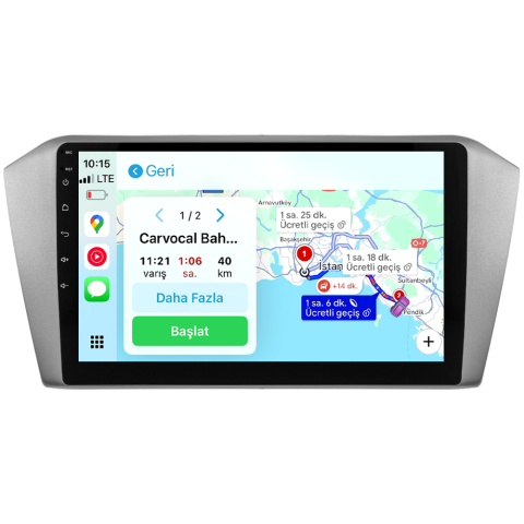 Volkswagen Passat B8 Android Multimedya Sistemi (2015-2023) CRV-4574XR Gri Çerçeve