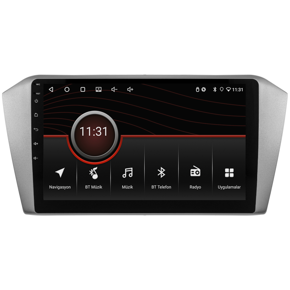 Volkswagen Passat B8 Android Multimedya Sistemi (2015-2023) CRV-4574XR Gri Çerçeve