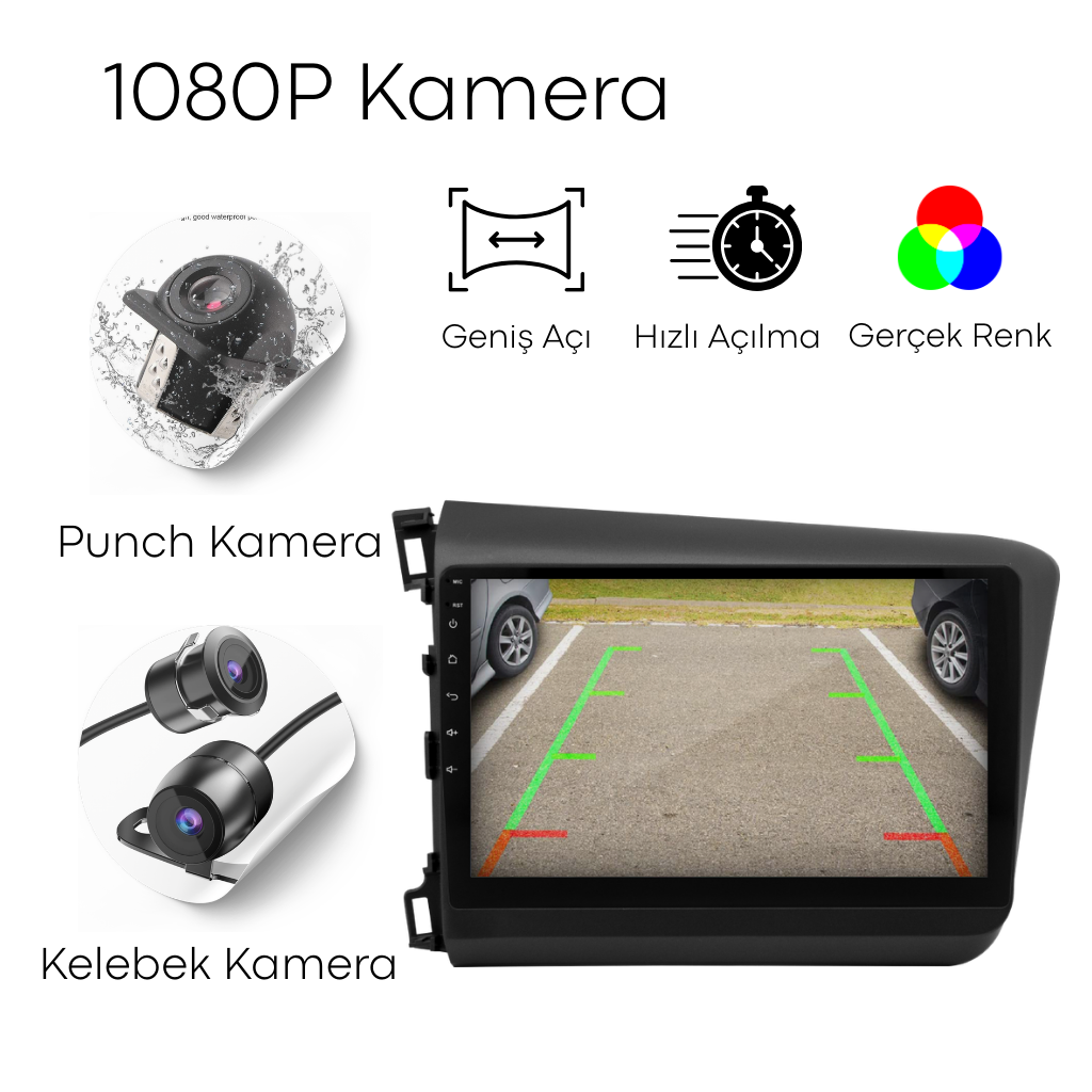 Honda Civic FB7 Android Multimedya Sistemi (2012-2016) CRV4147XP