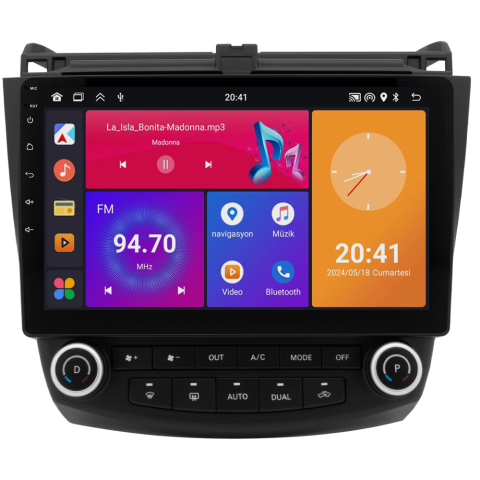 Honda Accord Android Multimedya Sistemi (2003-2008) CRV4148XP