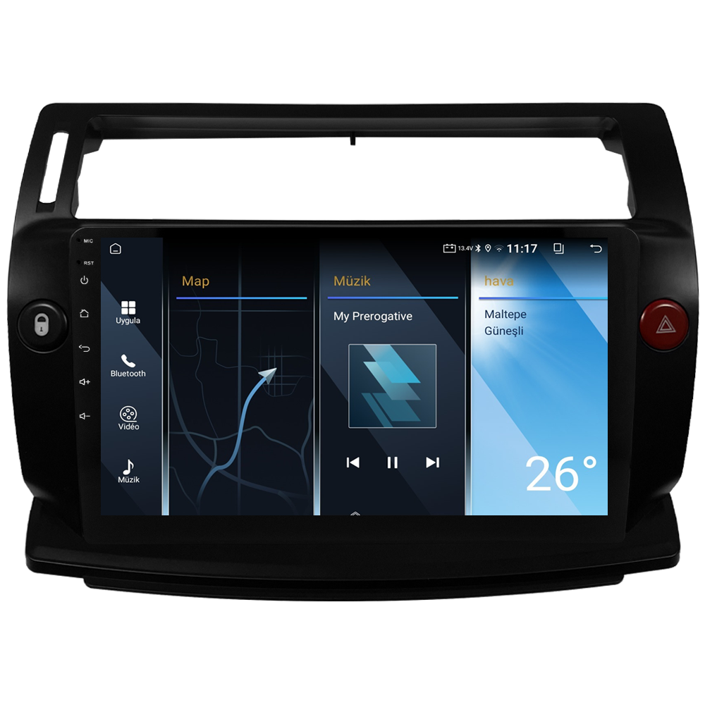 Citroen C4 Android Multimedya Sistemi (2005-2011) CRV-4072XA