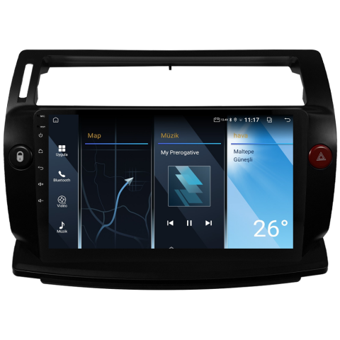 Citroen C4 Android Multimedya Sistemi (2005-2011) CRV-4072XA