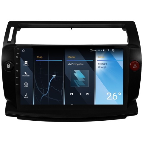 Citroen C4 Android Multimedya Sistemi (2005-2011) CRV-4072XA