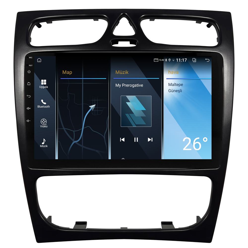 Mercedes C Serisi W209 Android Multimedya Sistemi (2002-2006) CRV-4860XA