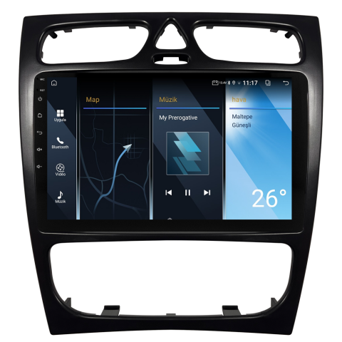 Mercedes C Serisi W209 Android Multimedya Sistemi (2002-2006) CRV-4860XA