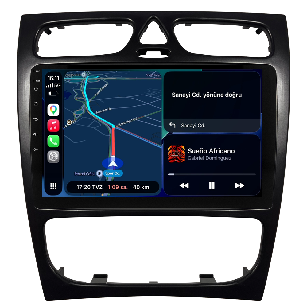 Mercedes C Serisi W209 Android Multimedya Sistemi (2002-2006) CRV-4860XA