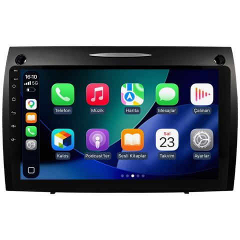 Mercedes Benz SLK Android Multimedya Sistemi (2008-2011) CRV-4863XA